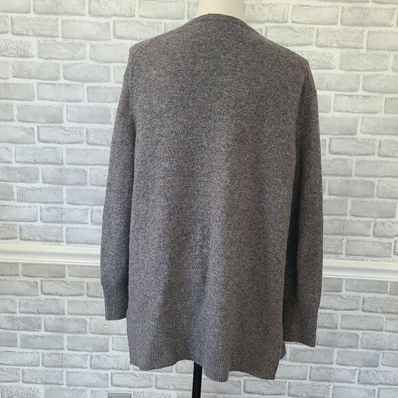 Madewell Open Front Wool Alpaca Blend Walker Sweater Cardigan Cozy Womens Small - Picture 4 of 8
